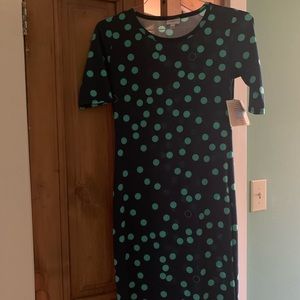 Lularoe Julia new.  Polka dot